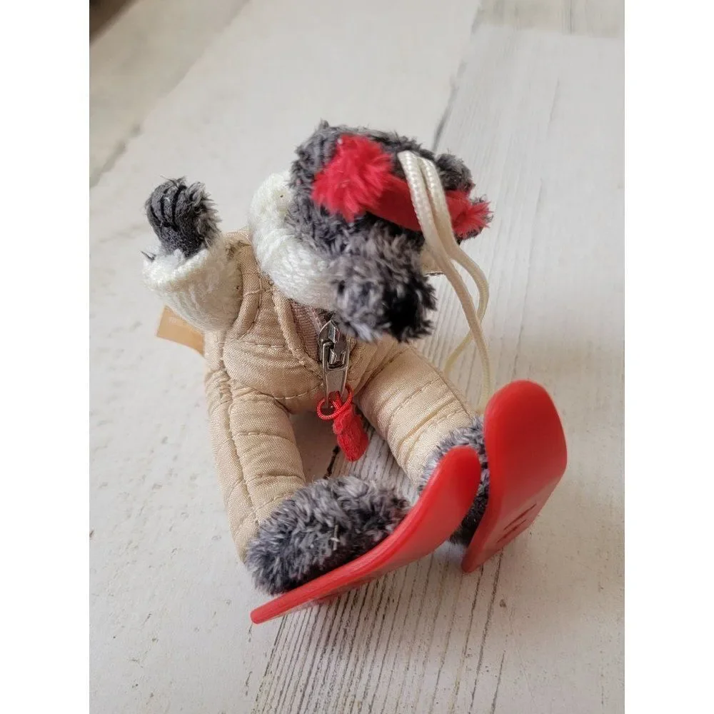 Bath body works ski teddy bear ornament xmas decor
